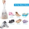 71kdD0GmWL._AC_SL1500_.jpg Clear Shoe Bags for Travel 5 PCS, 15.7" x 11.8" Travel Shoe Bags for Packing, Waterproof Drawstring Travel Shoe Storage Bag, Travel Essentials for Men and Women