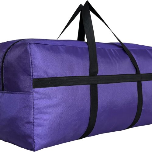 71kowMkdcCL._AC_SL1366_.jpg Extra Large Storage Duffle Bag with Zippers and Handles, Big Foldable Duffle Bag for Travel