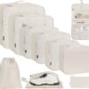 71kqztOggIL._AC_SL1500_.jpg BAGAIL 6 Set/8 Set/10 Set Packing Cubes Various Sizes Packing Organizer for Travel Accessories Luggage Carry On Suitcase