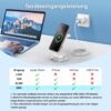 71krF91zj4L._AC_SL1500_.jpg Wireless Charger for MagSafe, AC Island 5-in-1 Portable Travel Charging Station, 15W Max Fast Foldable Magnetic Stand, Evolved for iPhone 16/15/14/13 Series, Apple Watch, AirPods (with 35W Adapter)