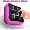 Electronic Tic Tac Toe Bolt Game, Handheld Digital Board Game Console, Electric Puzzle Game for Educational and Memory Growth, Portable Travel Games for Car Ride, Gift Ideal for Kids and Adults