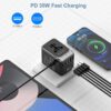 71lsvnRj9RL._AC_SL1500_.jpg Universal Travel Adapter, PD 35W 7 in 1 International Power Plug Adapter with 7.0A 4 USB-C and 2 USB-A Fast Wall Charger, Worldwide AC Outlet for US Europe UK AUS (Black+Silver)