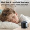 71m8oVClv2L._AC_SL1200_.jpg Portable Sound Machine Mini White Noise Machine with 30 Soothing Sounds for Newborn Kids Adults Rechargeable Sleep Brown Noise Machine with 4 Timers Memory Function for Travel Camping Home and Office