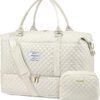 LOVEVOOK Travel Duffle Bag,Weekender Bags for Women with Shoe Compartment，Carry on Overnight Bag with Toiletry Bag,Gym Duffel Bag with Wet Pocket, Hospital Bags for Labor and Delivery