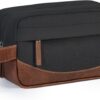 71miBfV0eL._AC_SL1500_.jpg Travel Toiletry Bag for Men, Hanging Toiletry Organizer, Water Resistant Shaving Kit with Large Capacity for Travel Accessories (Black)