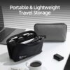 71nfeqqvnL._AC_SL1500_.jpg RIGHT AWAY Electronic Organizer, Travel Tech Pouch with Water Resistant Storage -Cord Organizer Bag to Carry Phone, Charger, Hard Drive, Power Bank & Accessorie Travel Essentials(BLACK)