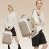 71ngm3x2AfL._AC_SL1500_.jpg LOVEVOOK Large Travel Backpack for Women, TSA Carry on Backpack for Airplanes, 40L Personal Item Travel Bag for Women fits 17" Laptop,Waterproof Carry on Bag Airplane Approved with 3 Packing Cubes