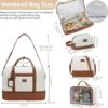 Wogarl Weekender Bags for Women Large Overnight Bag Weekend Travel Duffel Bag Carry on Shoulder with Shoe Compartment Toiletry Bag for Travel Business Gym