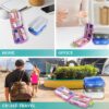 Pill Organizer with Medicine Labels Travel Daily Pill Container Mini Medication Organizer Storage Pill Organizer Travel Essentials Pill Case 7 Day (Pink & 161 Lables)
