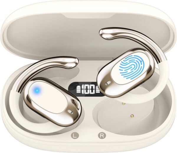71oaKovb4vL._AC_SL1500_.jpg Real Time Translation Earbuds, AI Language Translator Earphone 3-in-1 Accents & Long Battery Life Translation Earbuds OWS 144 Languages & 8 Offline for Travel Business,(Milkywhite)
