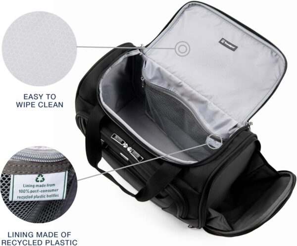 71osr7pxnTL._AC_SL1500_.jpg Travelpro Maxlite 5 Softside Lightweight Underseat Carry-On Travel Tote, Overnight Weekender Bag