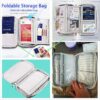 71pO5yh2vdL._AC_SL1002_.jpg Multifunctional, Practical, RFID Family Passport holder, Travel wallet (green), Travel document manager, Passport Bag, Three-layer Design, Multiple Pockets,Big Storage