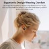 TOZO T10 True Wireless Bluetooth 5.3 Earbuds, 45H Playtime, Wireless Charging Case, IPX8 Waterproof Stereo Headphones in Ear Built in Mic Headset Premium Sound with Deep Bass, 32 Preset EQs via APP