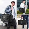 71pcq8RrkJL._AC_SL1500_.jpg ETRONIK Travel Bag for Men Women, Gym Bag & Tactical Duffle Bags for Travel, Carry on with Toiletry Bag and Shoe Compartment, Weekender Overnight Trip with Wet Pocket for Workout Medical, Black