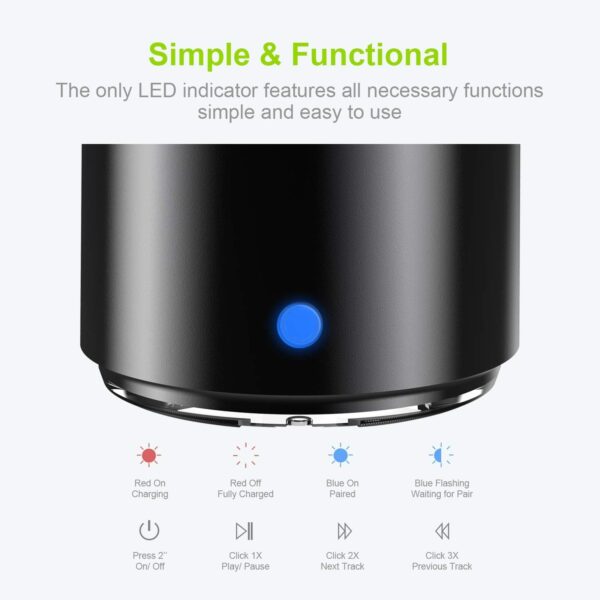 71r5lzDXcL._AC_SL1500_.jpg EWA Travel Case Packed, A106 Pro Portable Bluetooth Speaker with Custom Bass Radiator, Brief Design, IP67 Waterproof, Perfect Mini Speaker for Shower, Room, Bike, Car (Black)