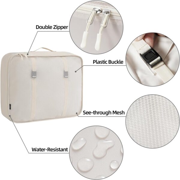 71rK8uEkwhL._AC_SL1500_.jpg BAGAIL 6 Set/8 Set/10 Set Packing Cubes Various Sizes Packing Organizer for Travel Accessories Luggage Carry On Suitcase