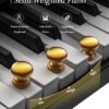 71riNbmuiWL._AC_SL1500_.jpg Portable Piano Keyboard, Semi-Weighted Folding Digital Piano 88 Key, Full Size, Wood Grain, Electric Piano Keyboard w/MIDI Bluetooth, Suitable for Adult, Toddler, Kids