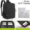 71tKDQD1vZL._AC_SL1500_.jpg Travel Backpack for Women Men,Travel Laptop Backpack w/USB Charging Port, Waterproof Travel Backpack Carry On Flight Approved,Weekender Business Hiking Bag,Laptop Backpack 15.6 inch