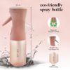 71tQCAPWGtL._AC_SL1280_.jpg Kitsch Spray Bottle for Hair - Continuous Water Mister with Ultra Fine Mist for Hairstyling, Barbers, Salons, Cleaning, Plants, Versatile Spray Bottles - Made from Recycled Plastic - Terracotta, 5 oz