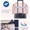 BAGSMART For Spirit Airlines Personal Item Bag, 23L Foldable Weekender Bags for Women Gym Tote Overnight Bag for Travel