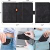 71ubp3J5KpL._AC_SL1500_.jpg Eoehro Passport Holder for Travel Essentials, Passport Wallet Cover Case for Travel Must Haves Accessories,Passport Book Holders for Women and Men(black)