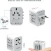 71vKUAlvKsL._AC_SL1500_.jpg TESSAN Universal Travel Adapter, International Power Adapter 5.6A 28W 3 USB C 2 USB A Ports, Travel Worldwide Plug Adaptor, Outlet Wall Charger for Europe UK EU AUS (Type C/G/A/I)