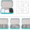 71vtMVOclhL._AC_SL1500_.jpg Hard Electronic Organizer Travel Case Electronics Accessories Cable Gadget Wire Storage Bag Double Layer Shockproof Box for Charger, Cord, Flash Drive, Apple Pencil, Power Bank, Turquoise
