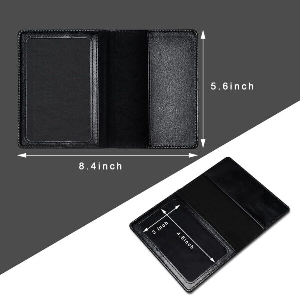 71w2RjqAZKL._AC_SL1500_.jpg 2 Pcs Passport holders,Ultra Slim passport wallet,PU Leather Passport Cover for Women and Men