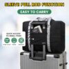 71wY7rt6CoL._AC_SL1500_.jpg Personal Item Bag for Airlines - Foldable Travel Bag 18x14x8 Small Duffle Bag for Spirit Frontier Weekender Overnight - Black