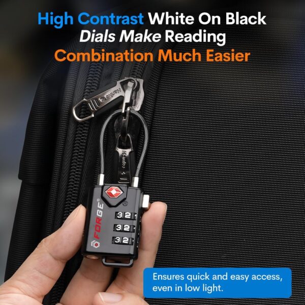 71xDS9hz4L._AC_SL1000_.jpg TSA Approved Cable Luggage Locks, Re-settable Combination with Alloy Body