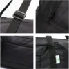 HOLYLUCK Foldable Travel Duffel Bag For Women & Men Luggage Great for Gym (black) One_Size