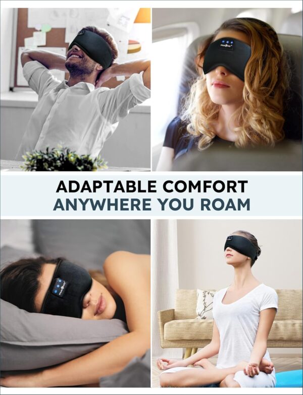 71y6XEwsXOL._AC_SL1500_.jpg MUSICOZY Sleep Headphones, Bluetooth 5.4 Sleep Mask Headband Headphones Sleeping Eye Mask, Wireless Music Earbuds Earphones with HD Headphones Ultra-Thin Stereo Speakers for Side Sleepers Men Women