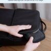 71yG4iYZB0L._AC_SL1500_.jpg BAGSMART Cord Organizer Travel Cable Organizer Bag Tech Electronic Organizer Travel Case, Travel Essentials for Charger, Cable, Phone, Flash drive, Single Layer - Black