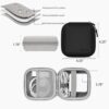 71yZEukDtDL._AC_SL1500_.jpg Portable Hard-shelled Travel Case for Apple MacBook Charger, Small PU Leather Electronics Organizer Waterproof Storage Bag for Laptop Accessories, Magic Mouse, Power Bank, Charging Cords(Black)