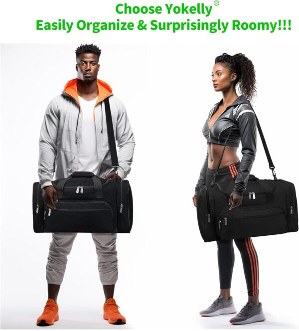 71zLAI1tLNL._AC_SL1500_.jpg Sports Duffel Bag 20 inch for Travel Gym - Black