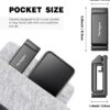 Perilogics Universal in Flight Airplane Phone Holder Mount. Hands Free Viewing with Multi-Directional Dual 360 Degree Rotation. Pocket Size Must Have Airplane Travel Essential Accessory for Flying