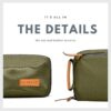 8144LpiLZTS._AC_SL1500_.jpg Tech Bag Organizer - Small Electronics Organizer Pouch for Travel - Premium Travel Case with Leather Accents - Mesh Pocket for Cables, Cords and Chargers (Green)
