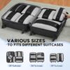 814rYH2cGYL._AC_SL1500_.jpg 10 Set Compression Packing Cubes for Travel Essentials,Compressible Expandable Packing Cubes for Suitcase,OlarHike Luggage Organizer Bags for Travel,Handy Helper for Organizing Clothes(Black)