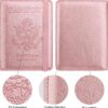 815VSp2BFJL._AC_SL1500_.jpg WALNEW Passport Holder for Travel, RFID Passport Cover Wallet for Women Men, PU Leather Passport Book Card Holder Case with Pen, Travelling Essentials for Flying