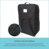 815ax6q8sNL._SL1500_.jpg J.L. Childress Ultimate Backpack Car Seat Travel Bag – Fully Padded - Heavy Duty Car Seat Backpack- Airplane Travel Bag for Baby Car Seats - Fits All Car Seats, Infant Carriers & Booster Seats - Black