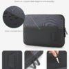 816EDdJ4zeL._AC_SL1500_.jpg BAGSMART Electronics Travel Organizer Case for 10.2 Inch Tablets, Tech Pouch Essentials for Power Bank, SD Cards, Cord and Cable Storage Bag, Black
