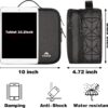817DmNwr8L._AC_SL1500_.jpg MATEIN Cable Organizer Bag, Waterproof Travel Electronic Storage with Adjustable Divider, Shockproof Portable Double Layer Tech Bag Carrying Case for Cord, Earbuds, Charger, SD Card, DJ Gifts, Black