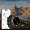 817RTMfTu3L._AC_SL1500_.jpg AMAZTIM GPS Smart Watch for Men, 6 Satellite Positioning, Compass, Stainless Steel Body, 50M Waterproof, 470mAh Extra-Large Battery, Answer/Make Call, 1.43" AMOLED Screen, Compatible for Android iOS