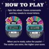 Educational Insights Wheel of Fortune Game - Handheld Electronic Game, Great for Travel, Classic Retro Party Games for Kids, Teens & Adults, Word Puzzle Challenge & Entertaining Gift for Ages 8+