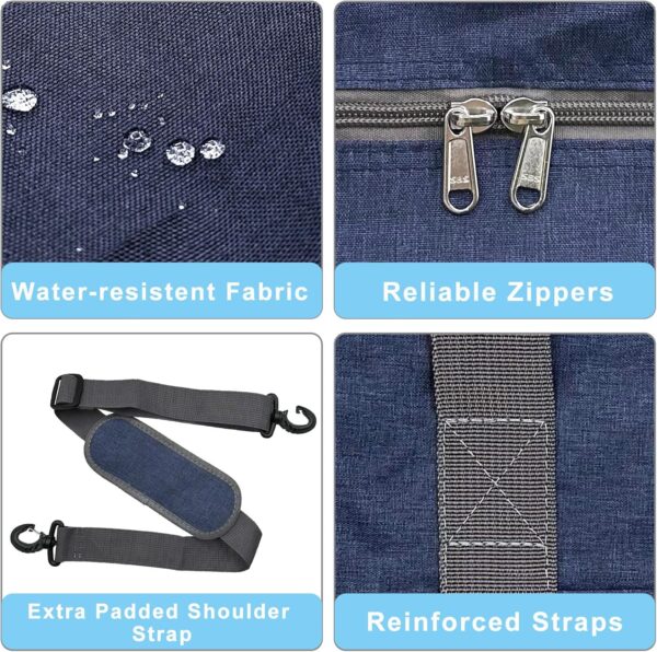 For Spirit Airlines Personal Item Bag 18x14x8 Foldable Carry on Bags for Airplanes Travel Duffel Bags for Women and Men