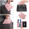 81BA3e06g-L._AC_SL1500_.jpg WALNEW Passport Holder for Travel, RFID Passport Cover Wallet for Women Men, PU Leather Passport Book Card Holder Case with Pen, Travelling Essentials for Flying