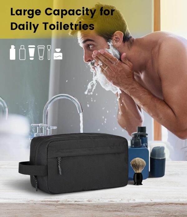 81BZnKSl2YL._AC_SL1500_.jpg Vorspack Travel Toiletry Bag for Men - Hanging Toiletries Bag Water Resistant Dopp Kit Travel Bag for Toiletries Accessories