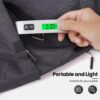 BAGAIL Digital Luggage Scale, 110lbs Hanging Baggage Scale with Backlit LCD Display, Portable Suitcase Weighing Scale, Travel Luggage Weight Scale with Hook, Strong Straps for Travelers