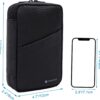 81CZ4Ox6EpL._AC_SL1500_.jpg Purevave Electronics Organizer, Tech Pouch for Travel, Compact Small Travel Cable Bag for Cord, Phone Charger, USB Drive, SD Card and Power Bank Black