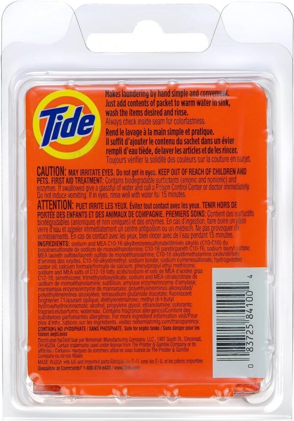 81EwufEl8wL._AC_SL1500_.jpg Tide Liquid Travel Sink Packets, 3-Count